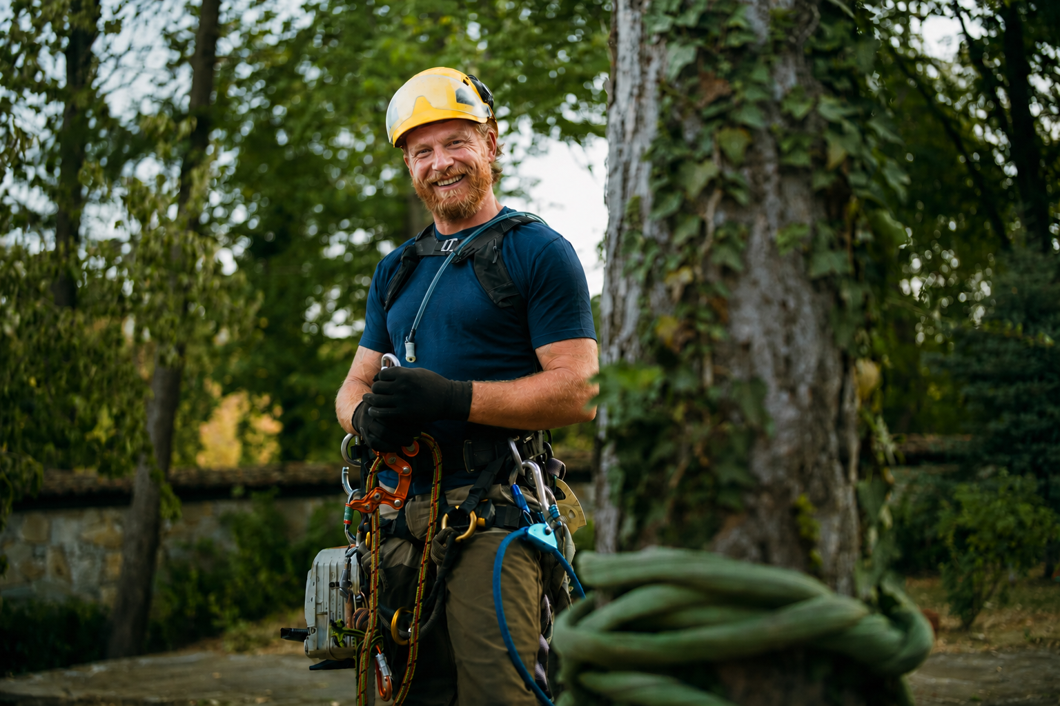 Patrick McCall, ISA Certified Arborist and owner of Patrick's Quality Tree Service